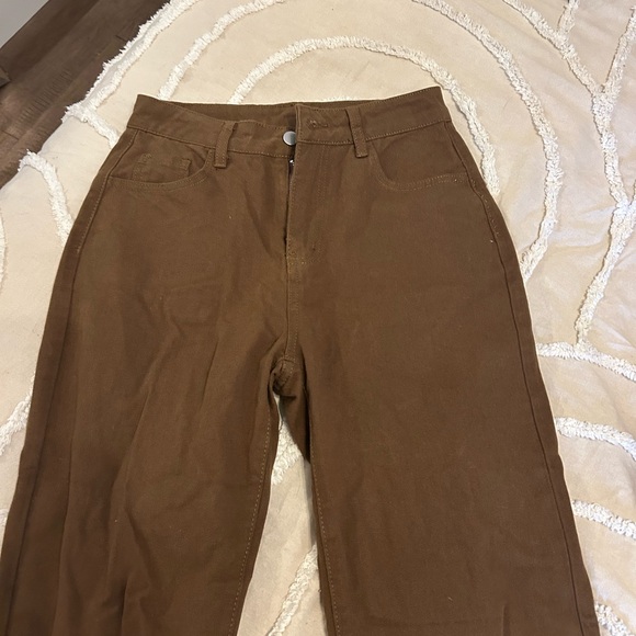 SHEIN Brown Flare Women's Jeans - Picture 4 of 6